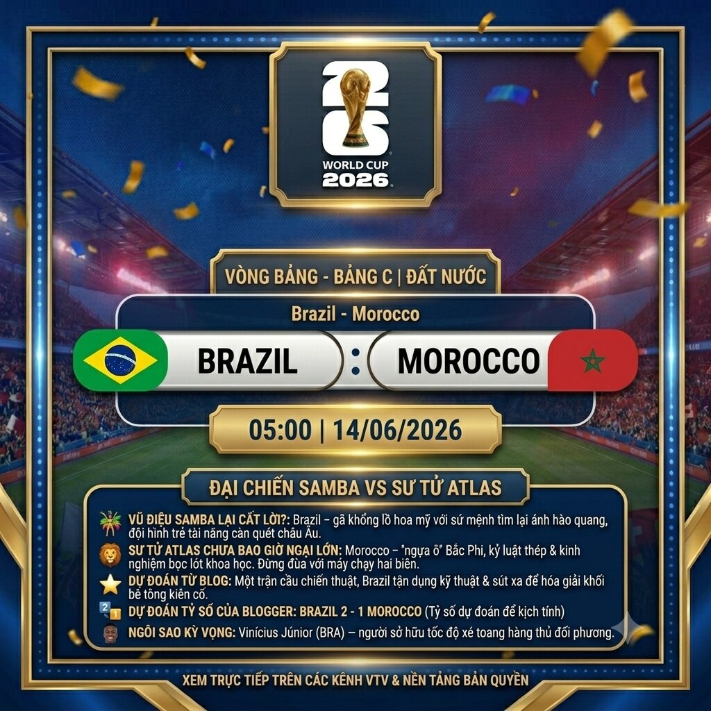 Kỳ 19: Brazil - Morocco