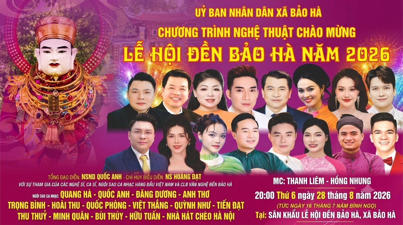 Lễ hội Đền Bảo Hà năm 2026