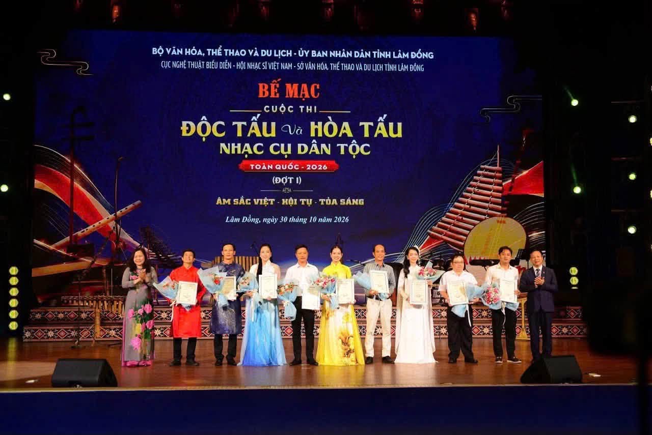 Nhà hát Nghệ thuật truyền thống Đà Nẵng thắng lớn tại Cuộc thi Độc tấu và Hòa tấu nhạc cụ dân tộc 2026 - ảnh 2