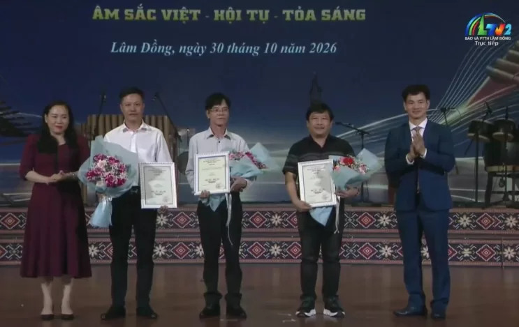 Dàn nhạc, nhóm nhạc đạt giải Nhì phần thi Hòa Tấu tại Cuộc thi Độc tấu và hòa tấu nhạc cụ dân tộc 2026