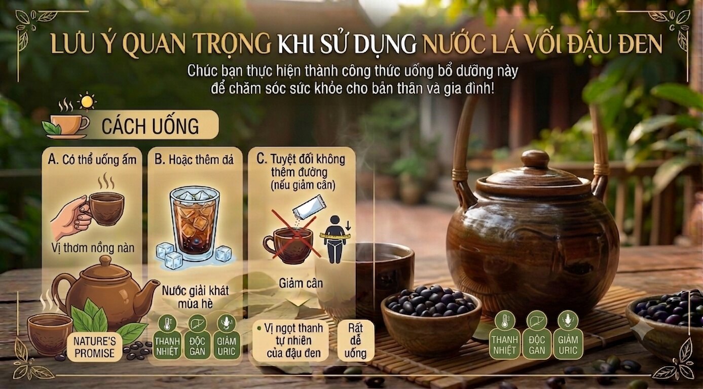 Nước lá vối kết hợp đậu đen xanh lòng - ảnh 4