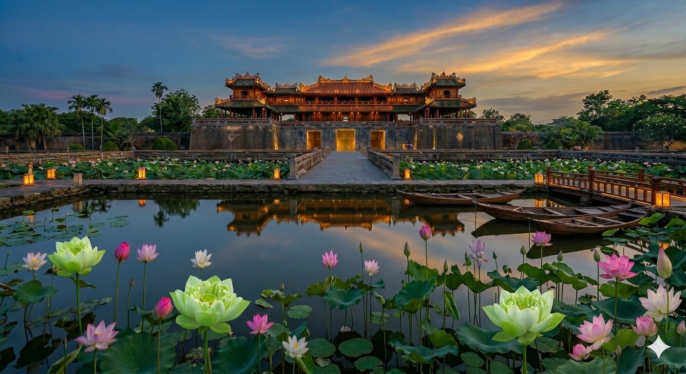 Huế và mùa Sen tháng 6