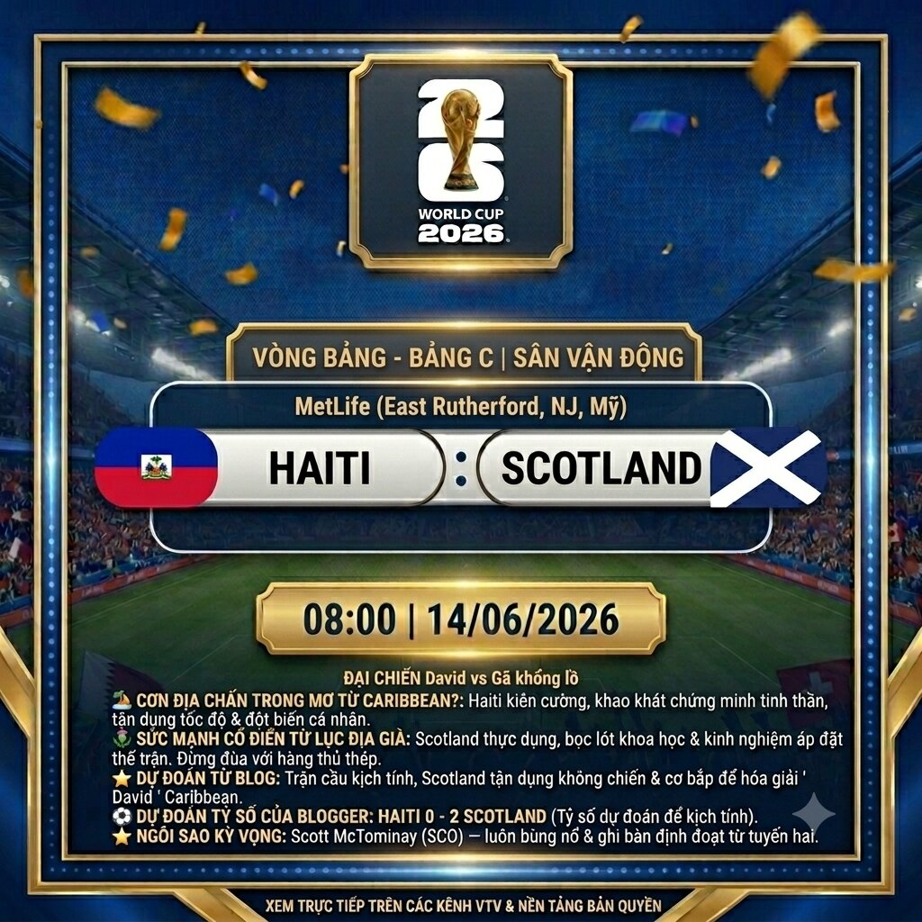 Kỳ 20: Haiti Liệu Có Thể Làm Nên Kỳ Tích Trước Scotland?