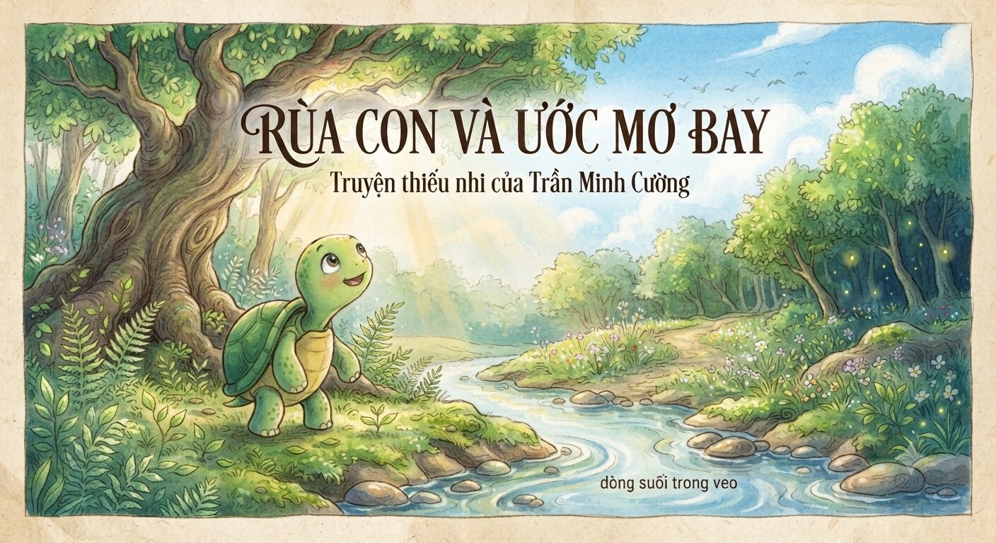 Rùa Con Và Ước Mơ Bay