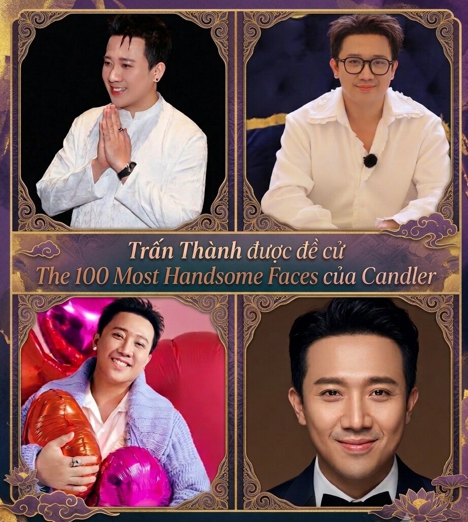 Trấn Thành được đề cử The 100 Most Handsome Faces của Candler