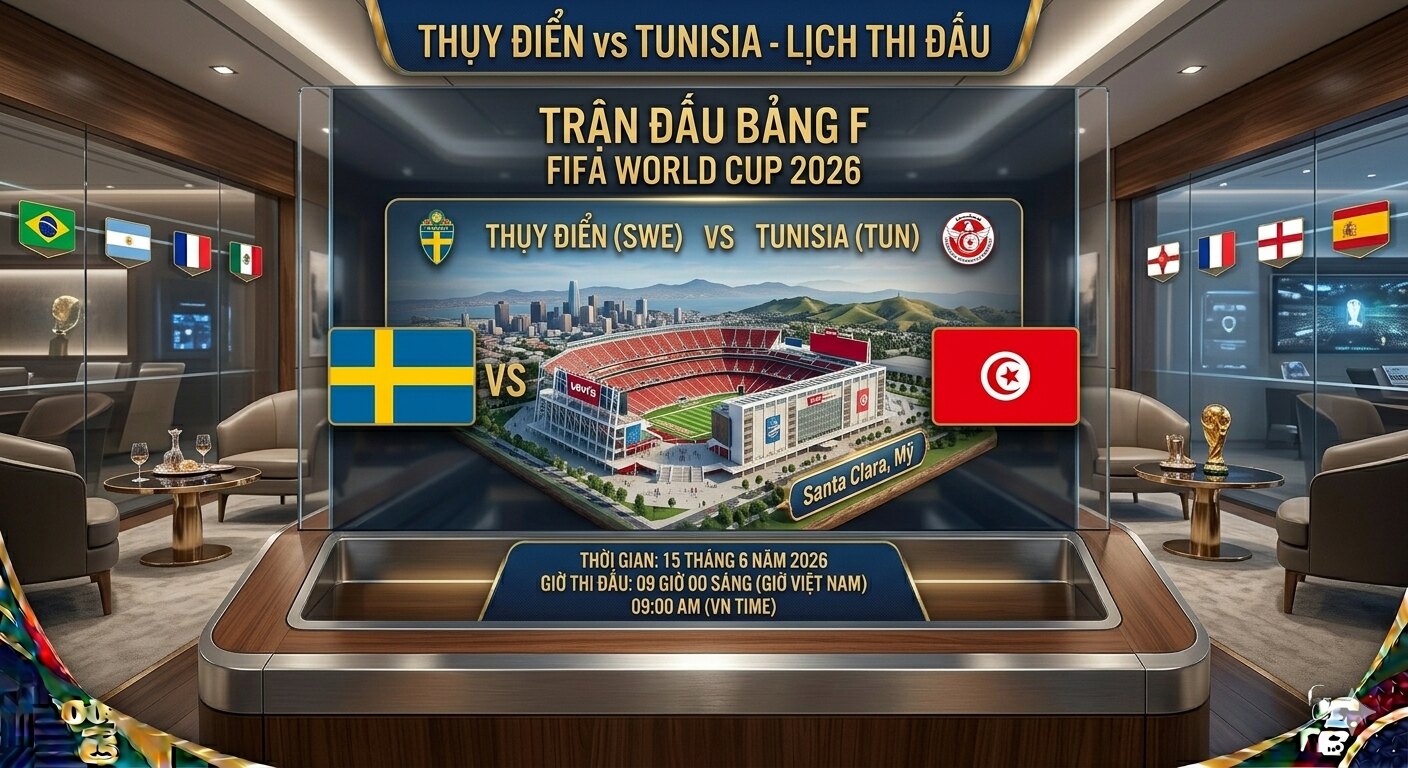 Kỳ 30: Thụy Điển Đối Đầu "Đại Bàng" Tunisia
