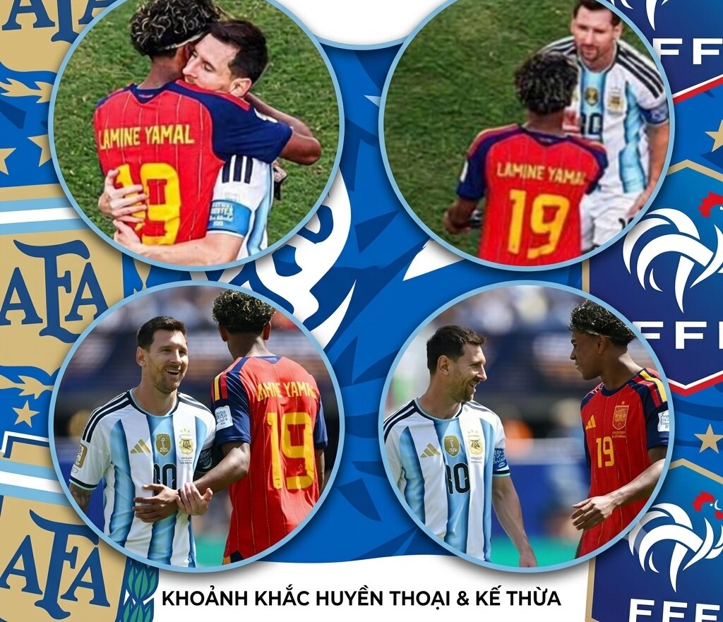 Những Hình Ảnh Đẹp Của Messi & Yamal