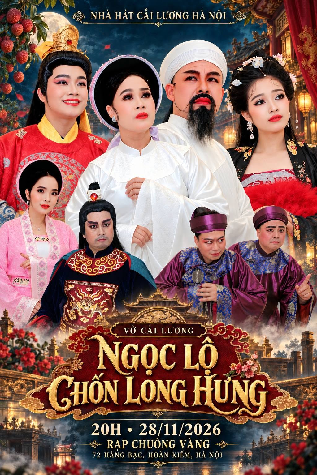 Nhà hát Cải lương Hà Nội tái hiện chuyện tình tri kỷ Nguyễn Trãi - Nguyễn Thị Lộ - ảnh 3