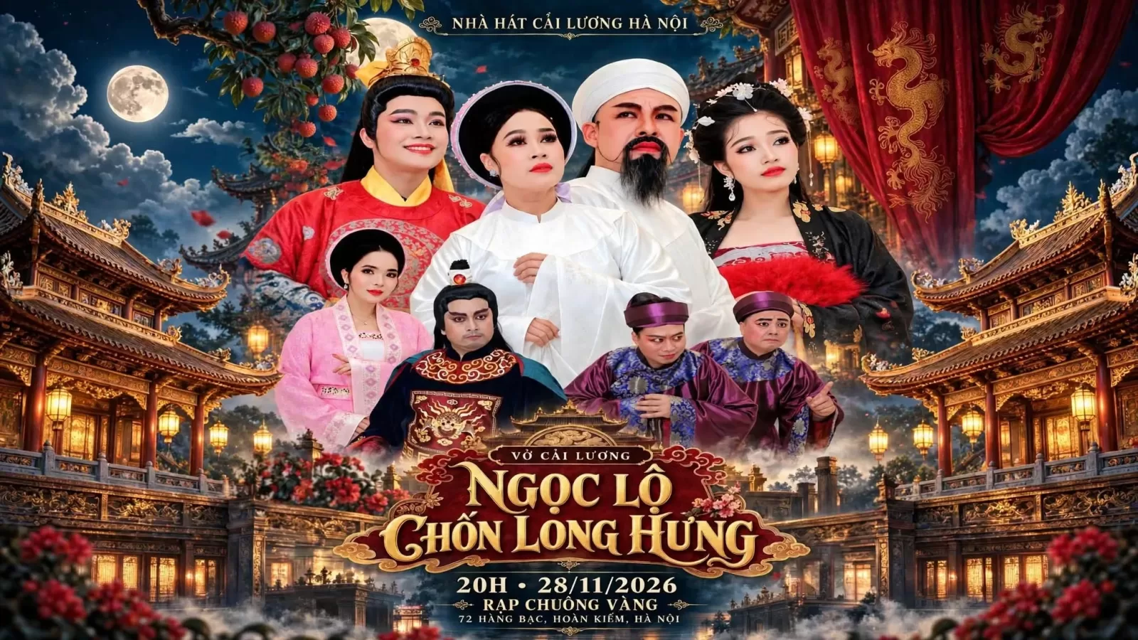 Nhà hát Cải lương Hà Nội tái hiện chuyện tình tri kỷ Nguyễn Trãi - Nguyễn Thị Lộ