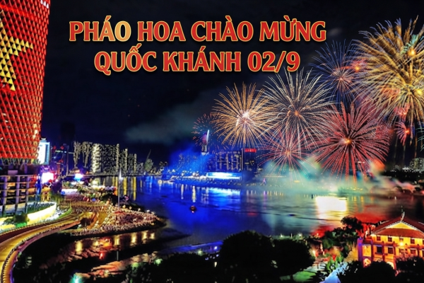 7 điểm bắn pháo hoa tại TPHCM ngày 02/9