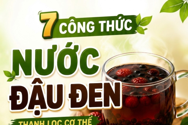 07 kết hợp phổ biến thải độc cùng đậu đen