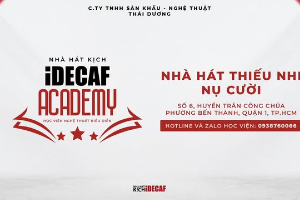 NHÀ HÁT KỊCH IDECAF ACADEMY CHIÊU SINH LỚP DIỄN VIÊN 2026