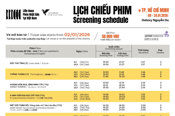 LIÊN HOAN PHIM NHẬT BẢN 2025