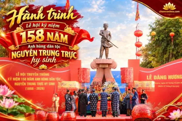 Hành trình  Lễ hội truyền thống kỷ niệm 158 năm Anh hùng dân tộc Nguyễn Trung Trực hy sinh