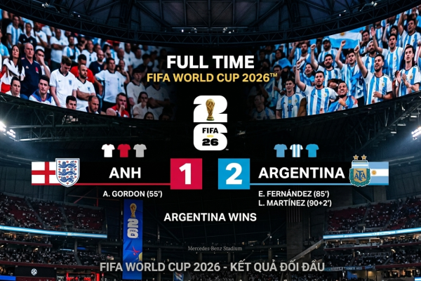 KỲ 59: ANH 1-2 ARGENTINA - NGƯỢC DÒNG SIÊU KỊCH TÍNH PHÚT CUỐI