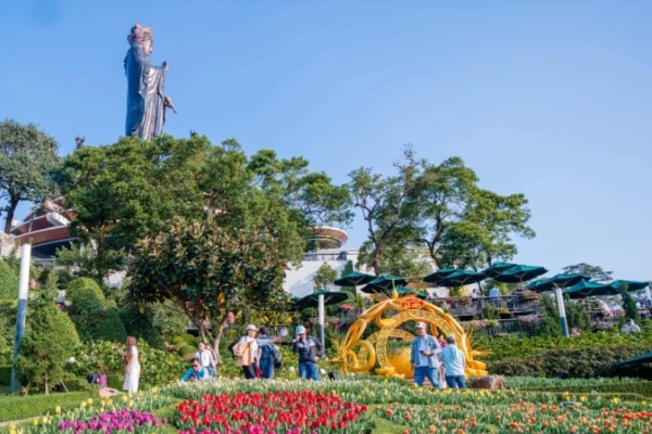 Lễ hội hoa Tulip trên đỉnh 