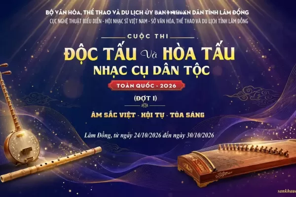 Cuộc thi Độc tấu và Hòa tấu nhạc cụ dân tộc toàn quốc – 2026