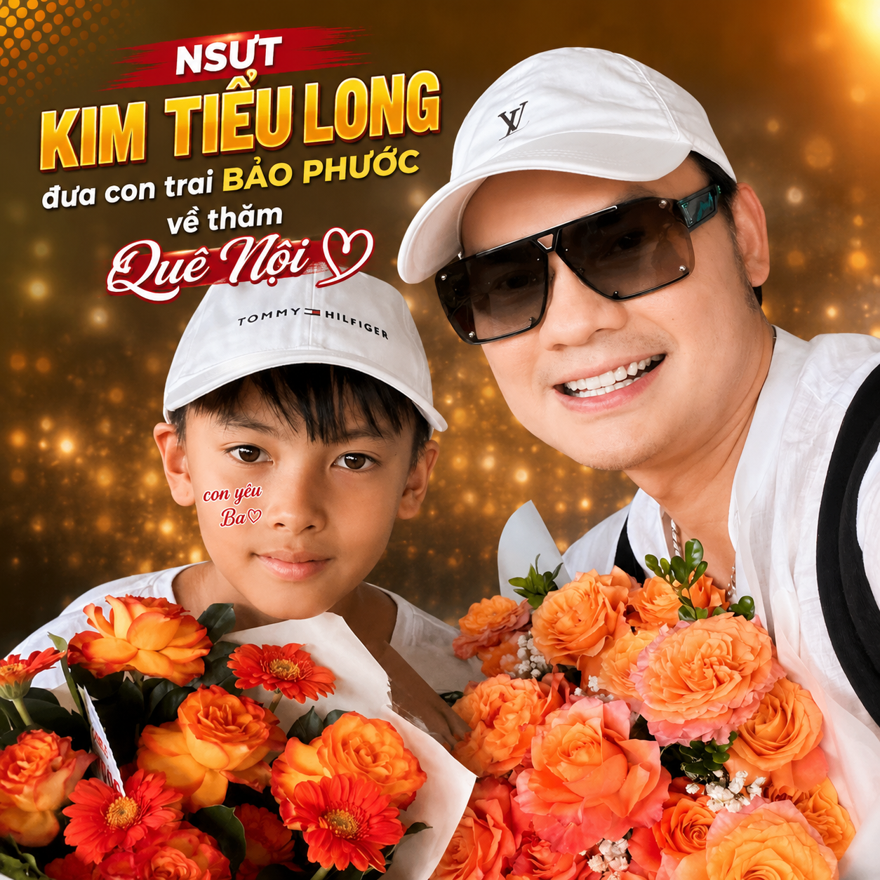 Kim Tiểu Long con - hè này về thăm quê Nội