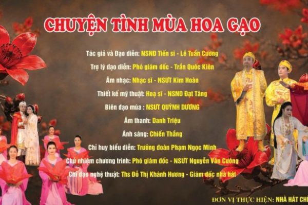 Vở chèo “Chuyện tình mùa hoa gạo”
