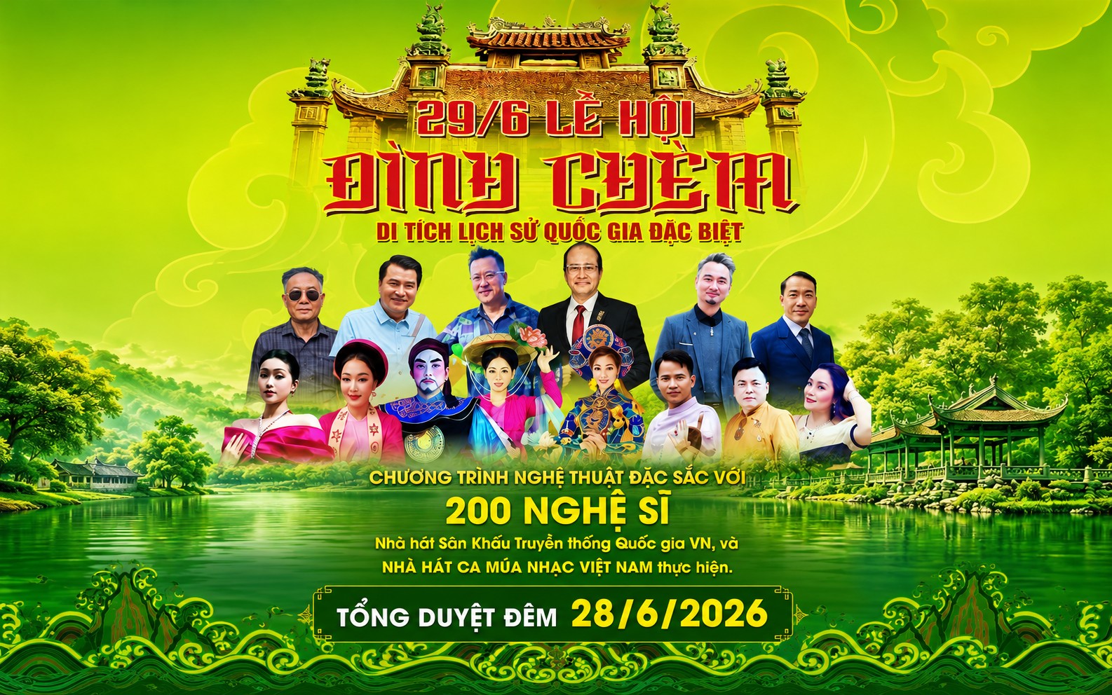 LINH THIÊNG ĐÌNH CHÈM - NHỊ HÀ HỘI TỤ
